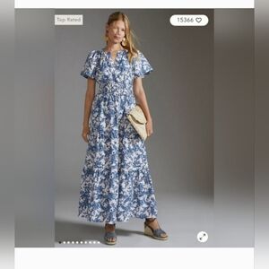 Anthropologie Somerset maxi dress Sz Large